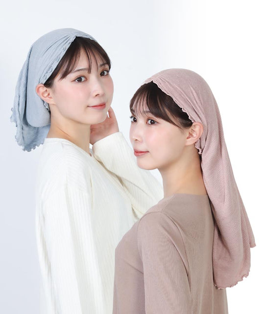 シルク ナイトキャップ 日本製 洗える 美髪 美容 ふわふわ 筒形 レディース|ロングヘア・ショート対応 f00470