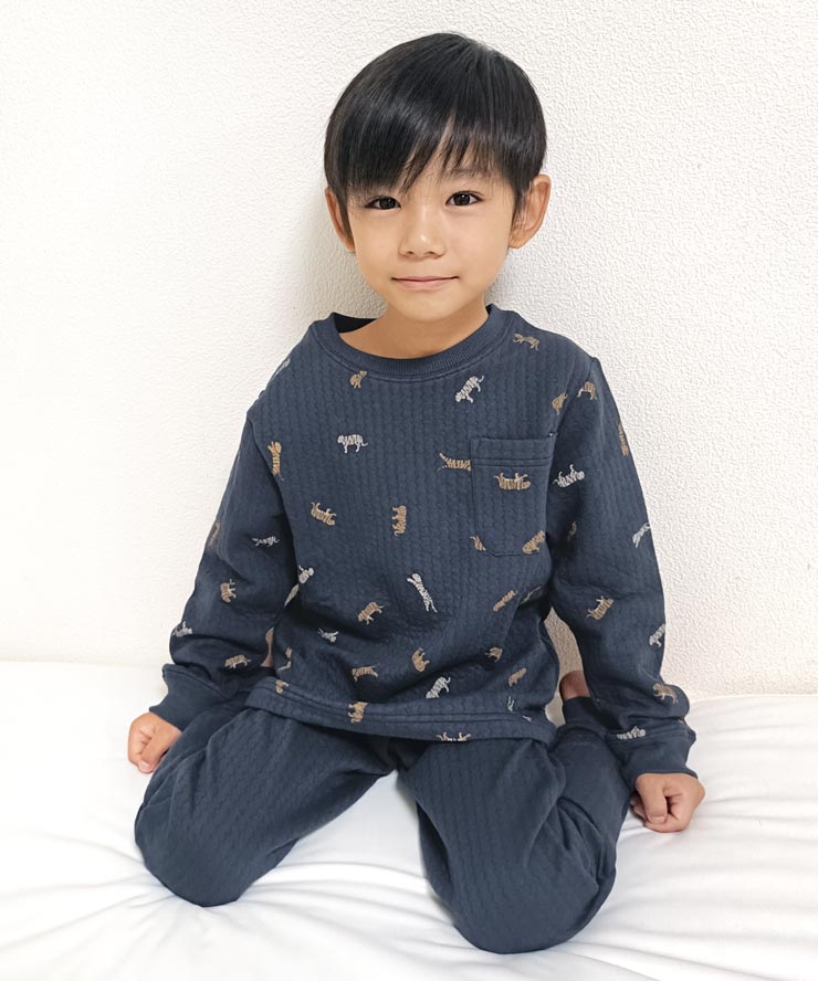 男の子 パジャマ 綿 冬 キッズ ボーイズ 長袖 100 110 120 130 140 150