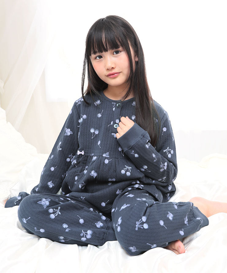 女の子 パジャマ 冬 綿 ガールズ 長袖 100 110 120 130 140 150