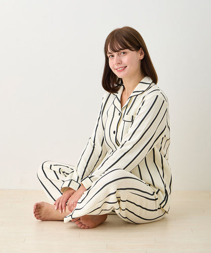 ストライプOF×BK（身長160cm・M着用）