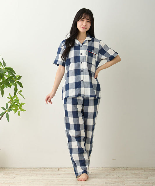 ブロックチェックNV（Model163cm/M）