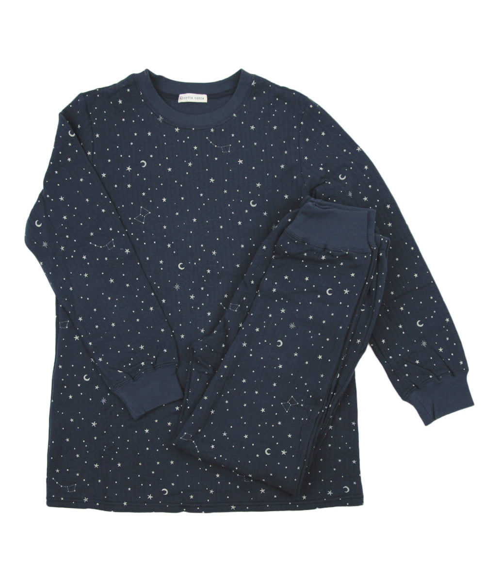 パジャマ レディース 冬 綿 チュニック 長袖 S M L 冬用 女性 綿100