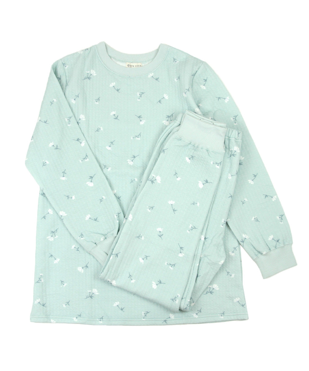 パジャマ レディース 冬 綿 チュニック 長袖 S M L 冬用 女性 綿100