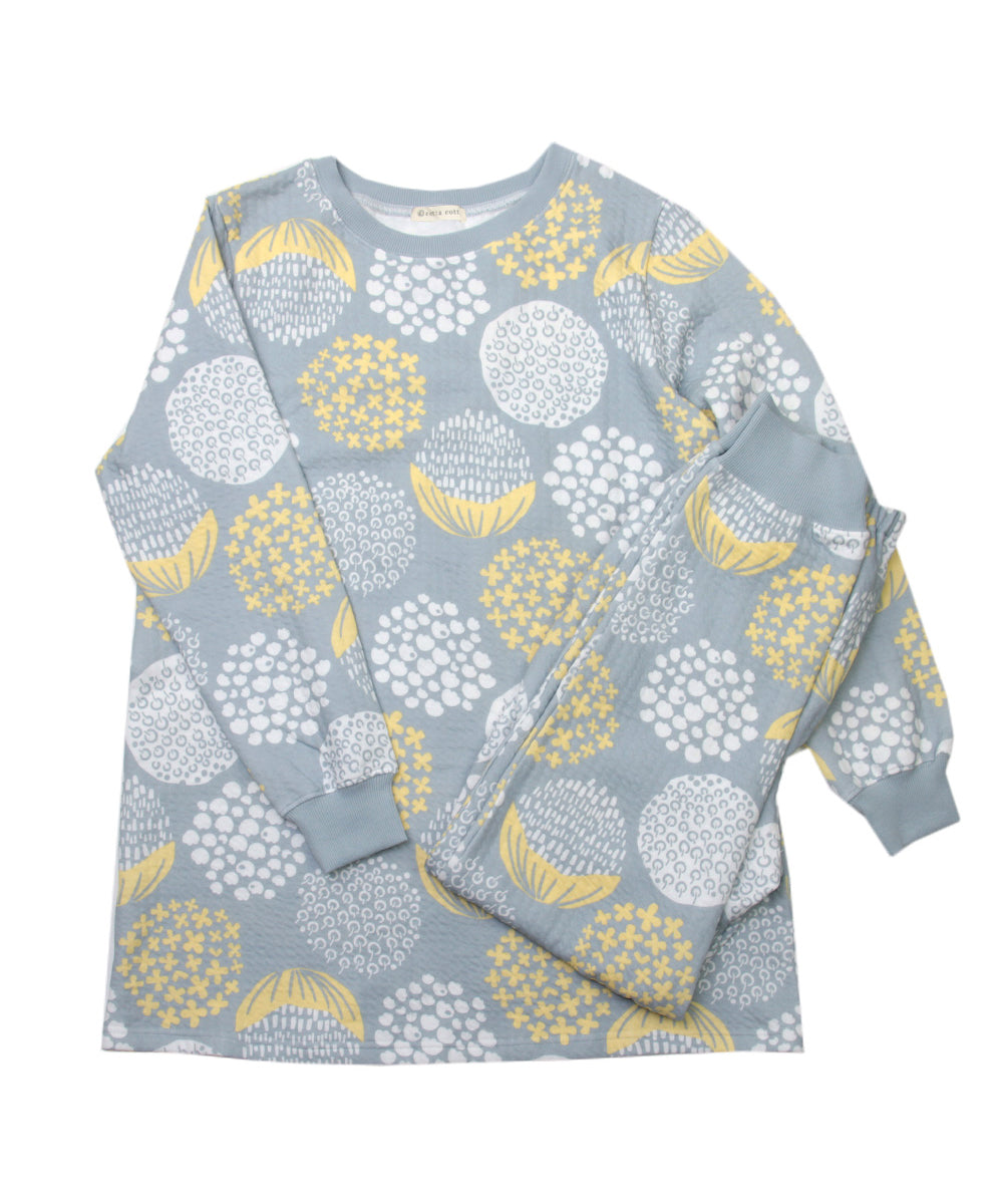 パジャマ レディース 冬 綿 チュニック 長袖 S M L 冬用 女性 綿100