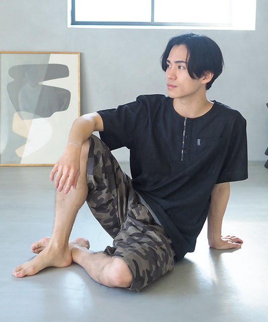 ブラック×カモフラ(model178cm/L)