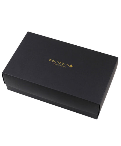 mocororoバブーシュ ギフトラッピング ブラック （2足用） ギフトボックス r00006